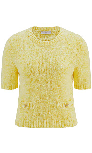 Пуловер с короткими рукавами