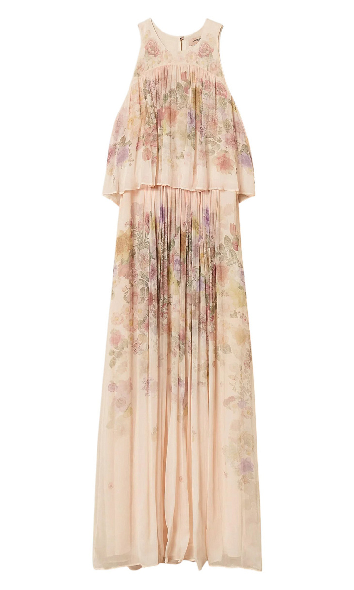 TWINSET: Платье с принтом