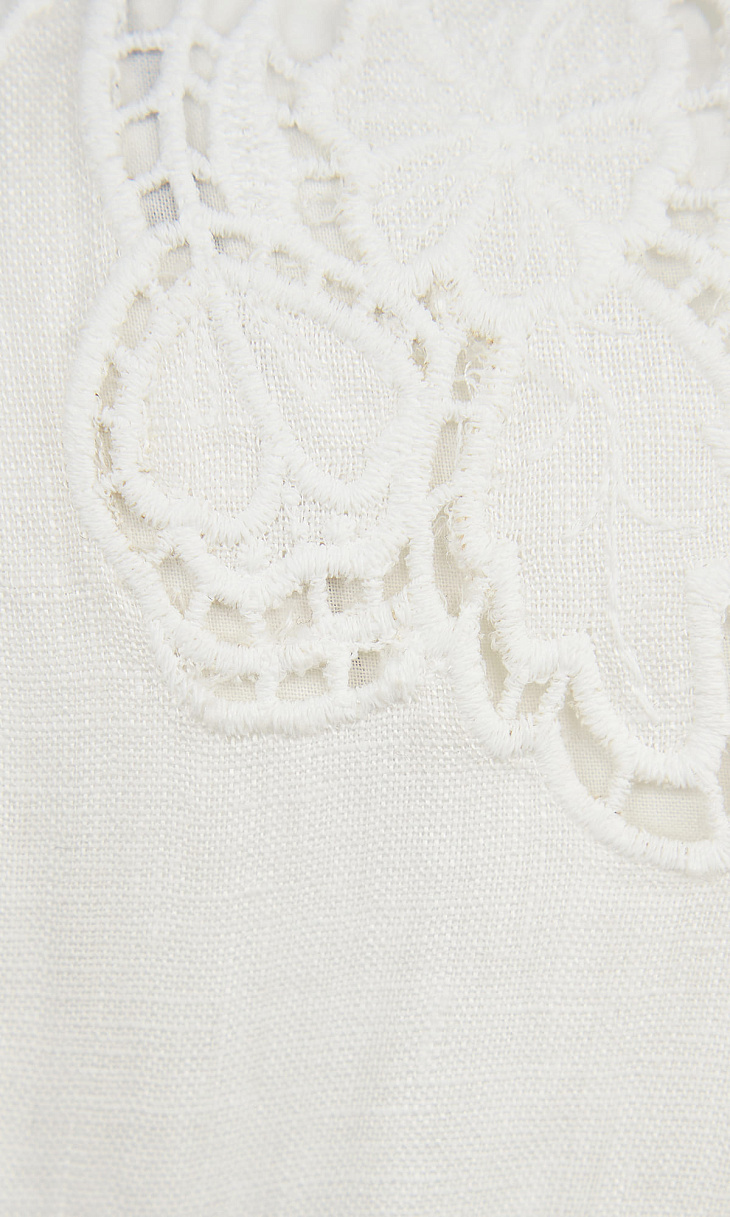 TWINSET: Платье с английской вышивкой