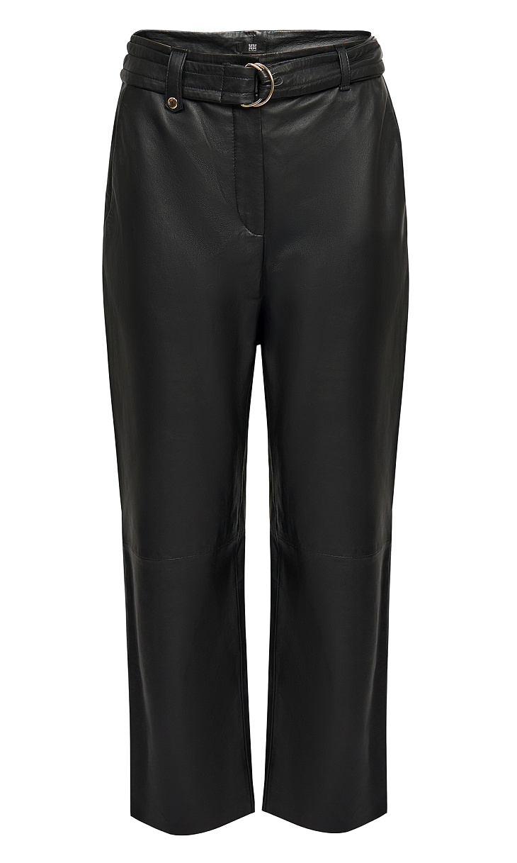 RIANI: Брюки из кожи