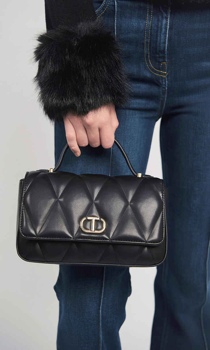 TWINSET: Стеганая сумка через плечо