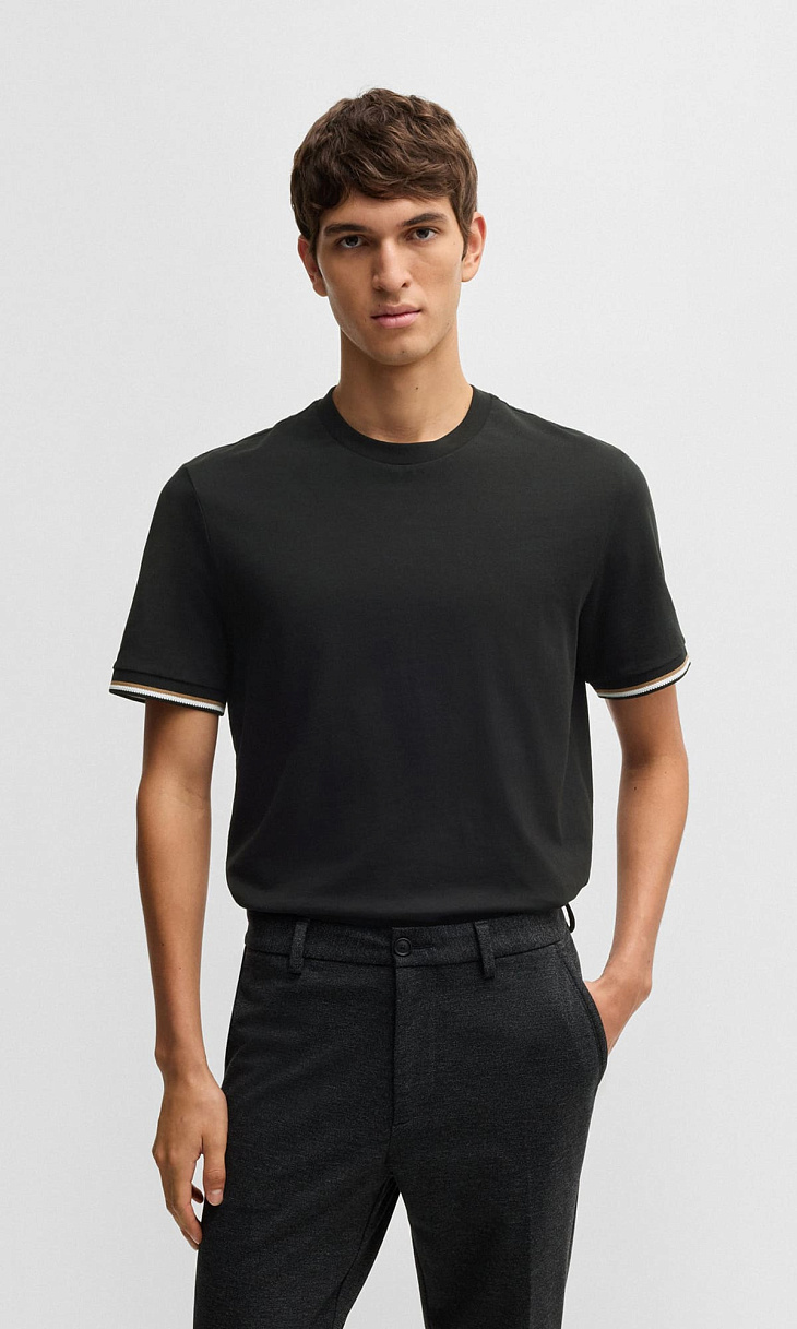 HUGO BOSS: Футболка из хлопка
