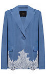 TWINSET: Пиджак с вышивкой