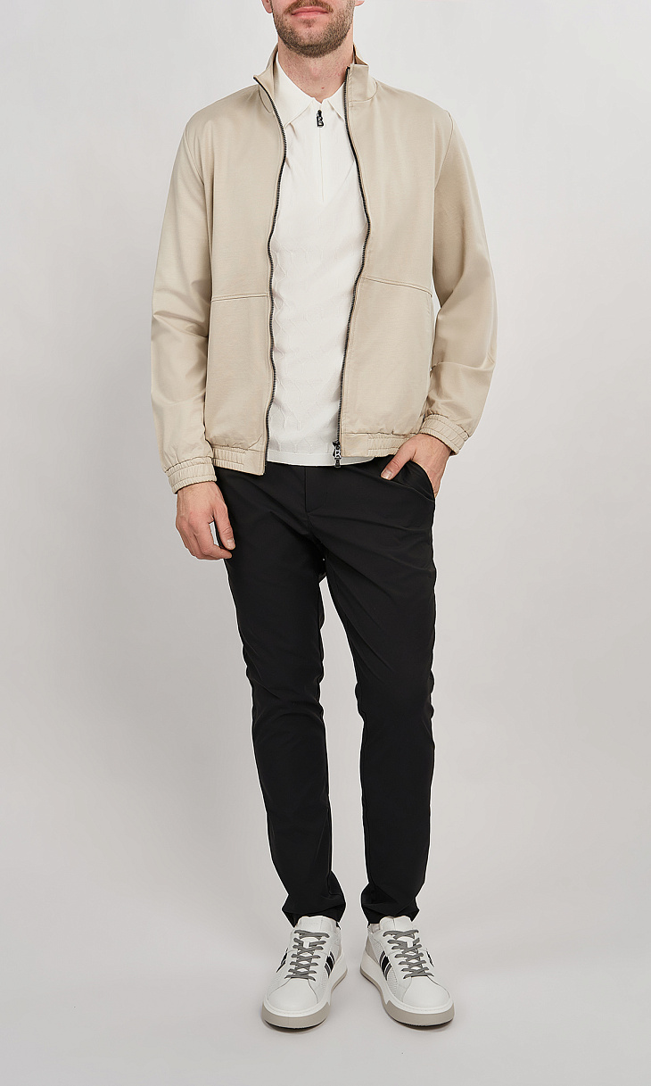 BOGNER: Поло с фактурным узором