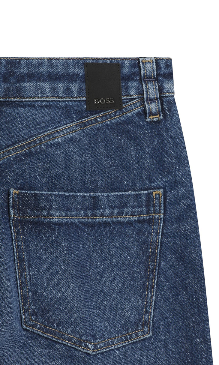 HUGO BOSS: Джинсы с отворотами