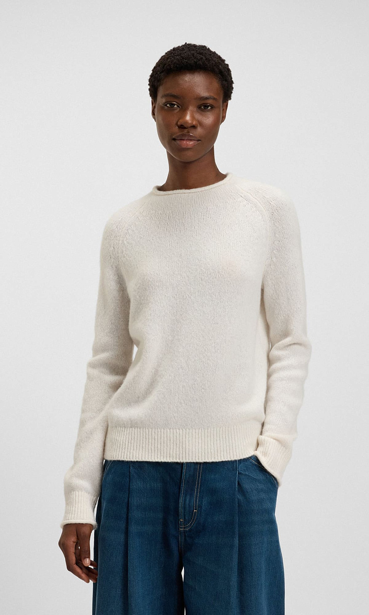 HUGO BOSS: Свитер с шерстью альпака