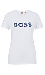 HUGO BOSS: Футболка с принтом