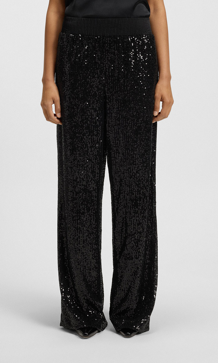 HUGO BOSS: Брюки с пайетками
