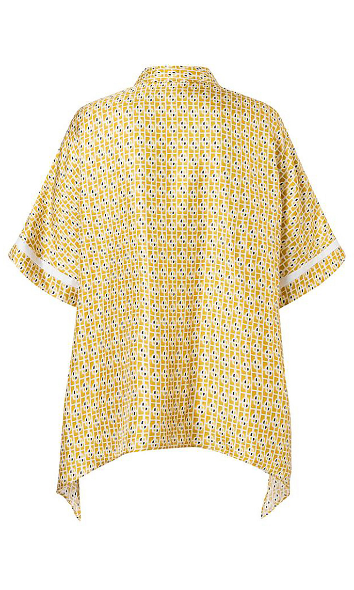 BOGNER: Шелковая блуза с принтом