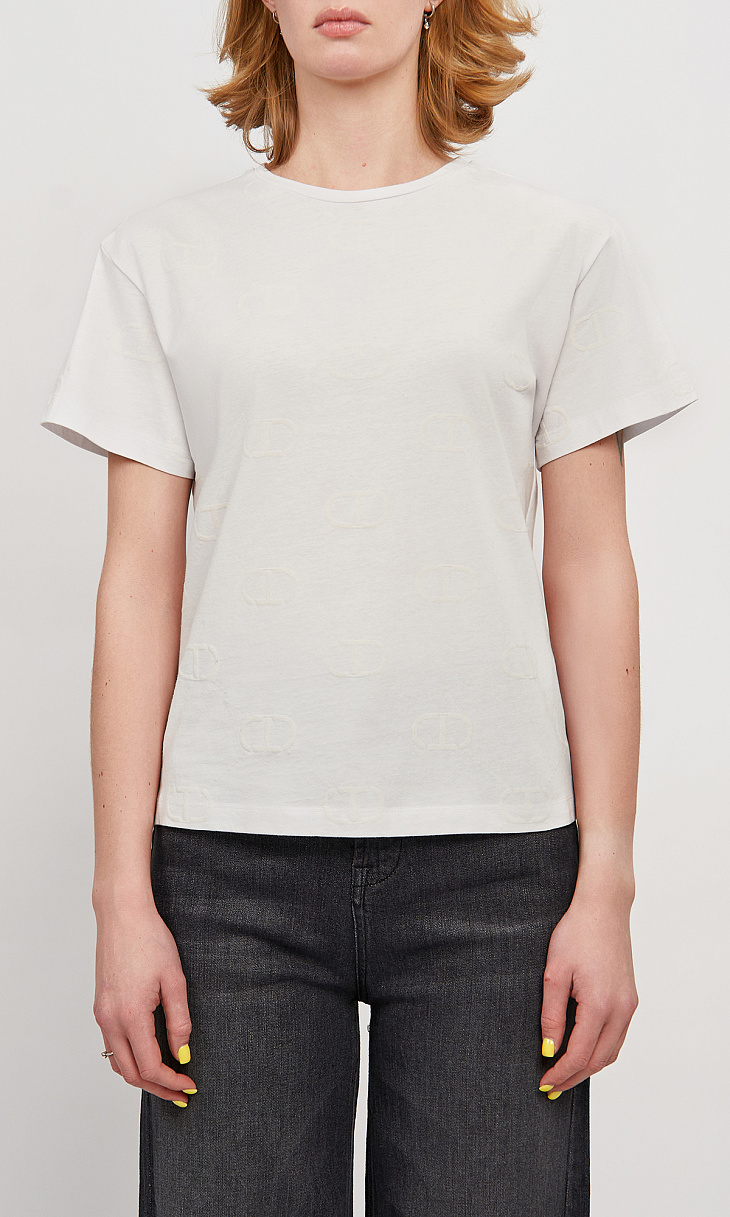 TWINSET: Футболка с рисунком