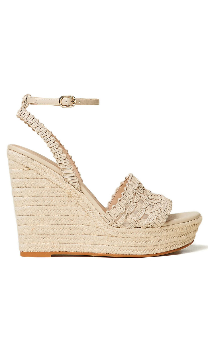 TWINSET: Босоножки на танкетке