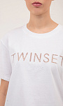 TWINSET: Футболка с принтом