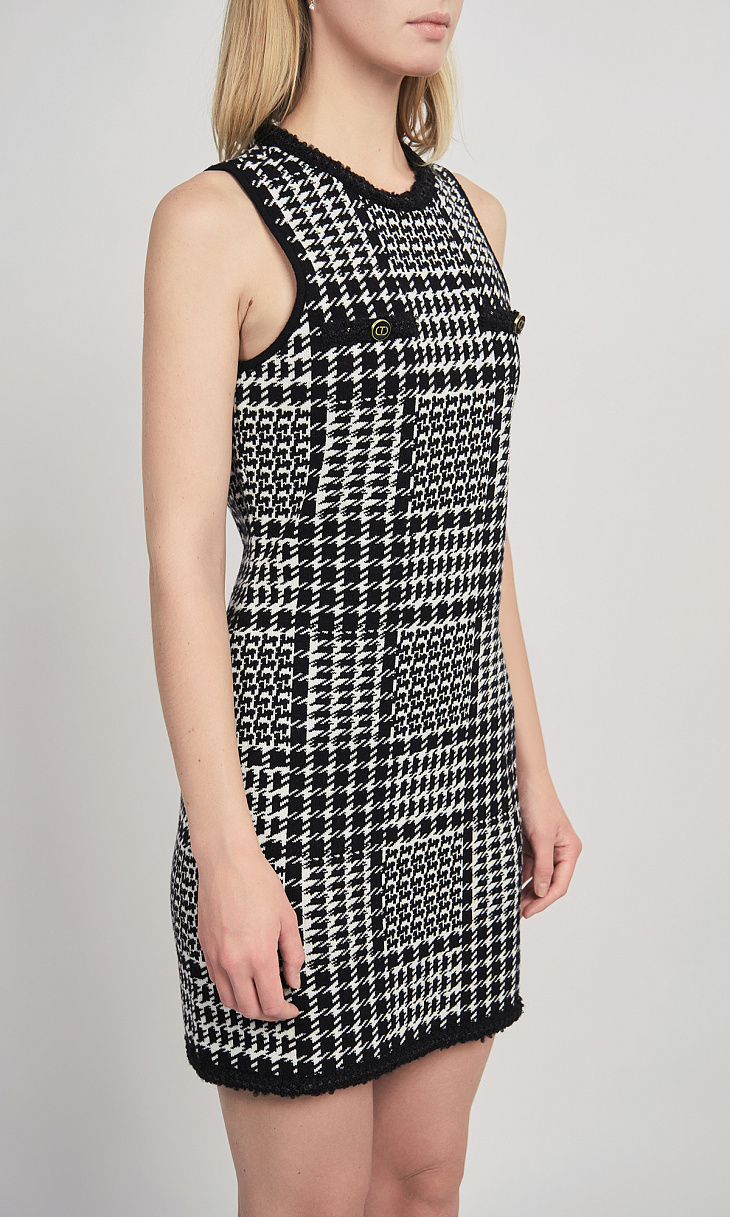 TWINSET: Платье в клетку