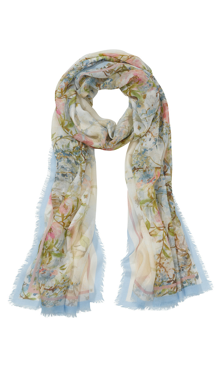 RIANI: Шарф из модала с принтом