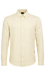 HUGO BOSS: Рубашка из льна