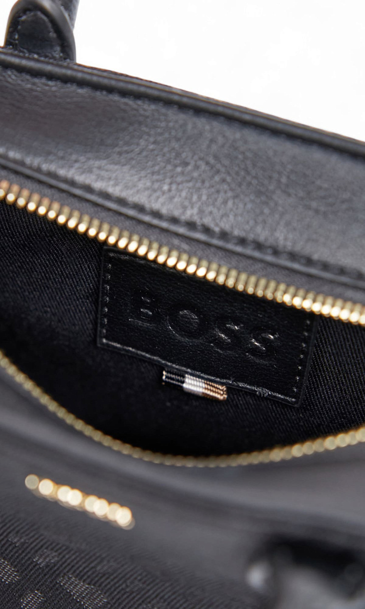 HUGO BOSS: Сумка из текстиля и искусственной кожи
