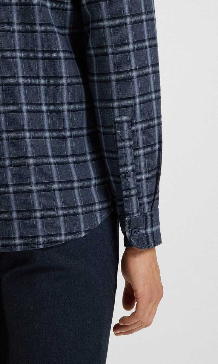 HUGO BOSS: Рубашка в клетку