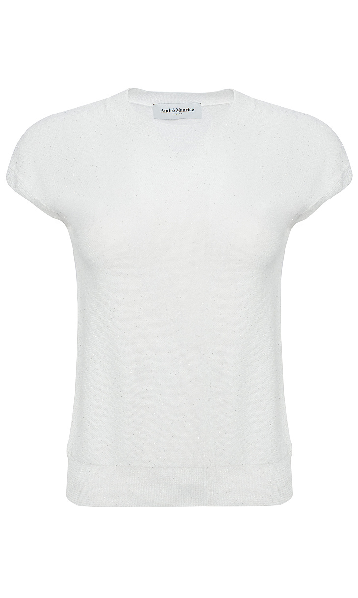 ANDRE MAURICE: Пуловер с пайетками