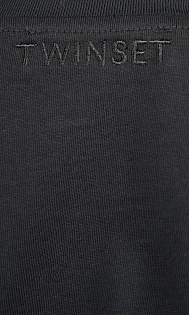 Футболка с кружевом