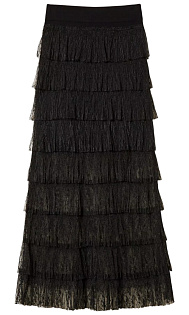 Юбка с кружевом