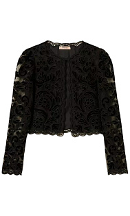 Кардиган с кружевом