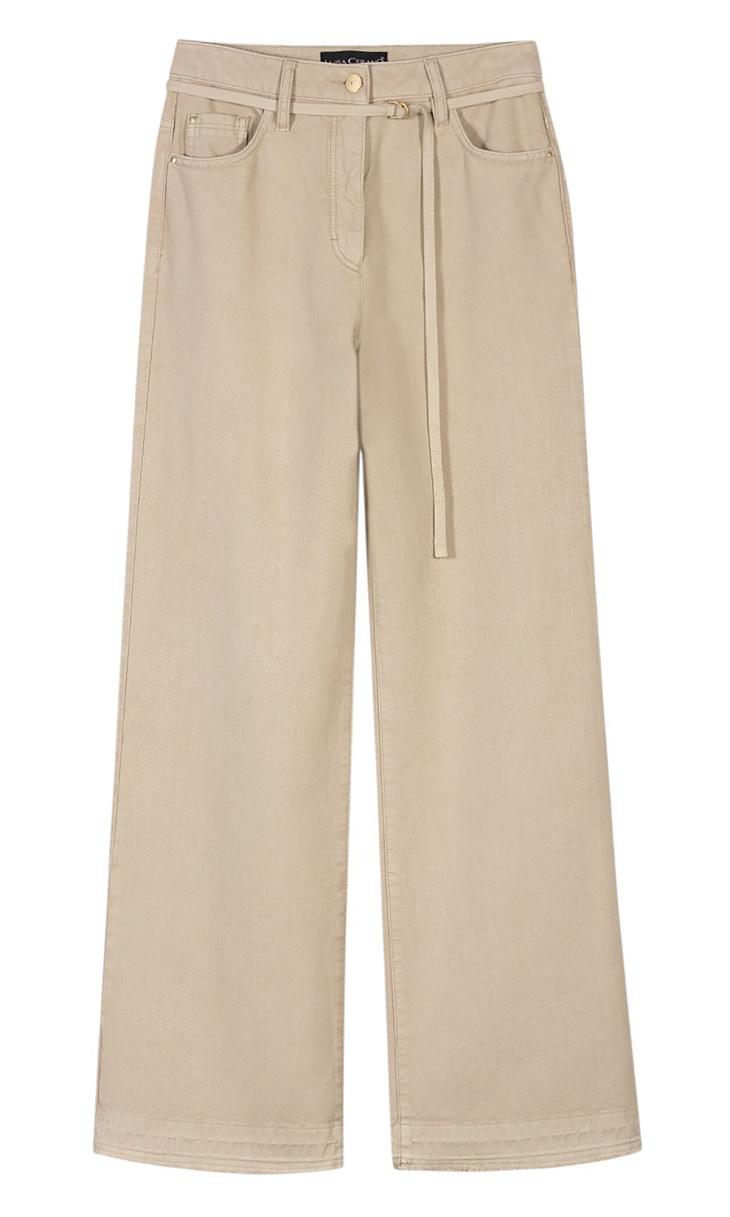 LUISA CERANO: Широкие джинсы с поясом
