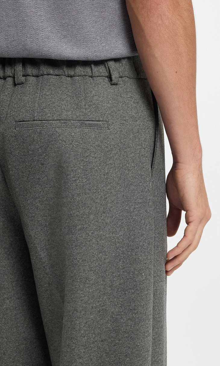 HUGO BOSS: Фланелевые брюки