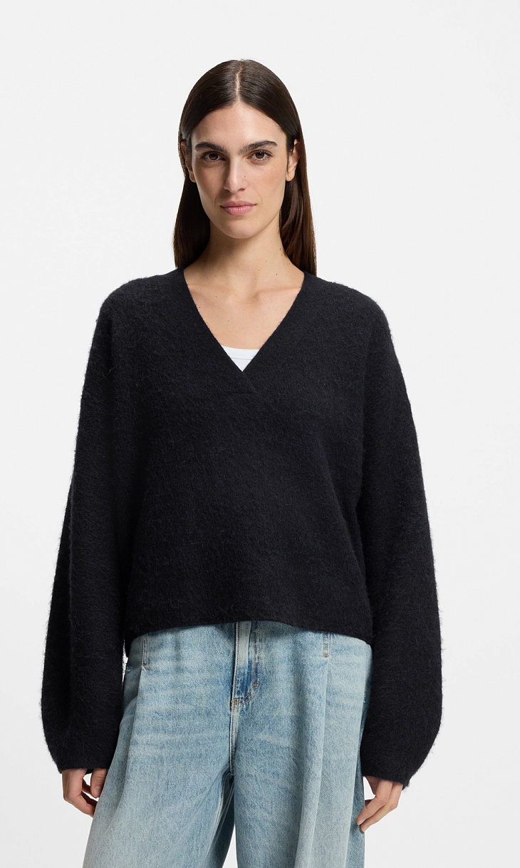 HUGO BOSS: Свитер с шерстью альпака