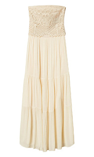 Платье с ажурным корсетом