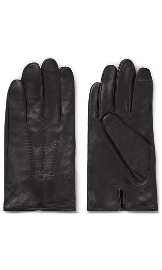 HUGO BOSS: Перчатки мужские