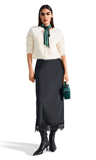 Юбка с кружевом