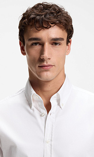 Рубашка из хлопкового жаккарда