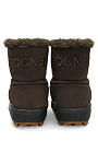 BOGNER: Полусапоги из замши и меха