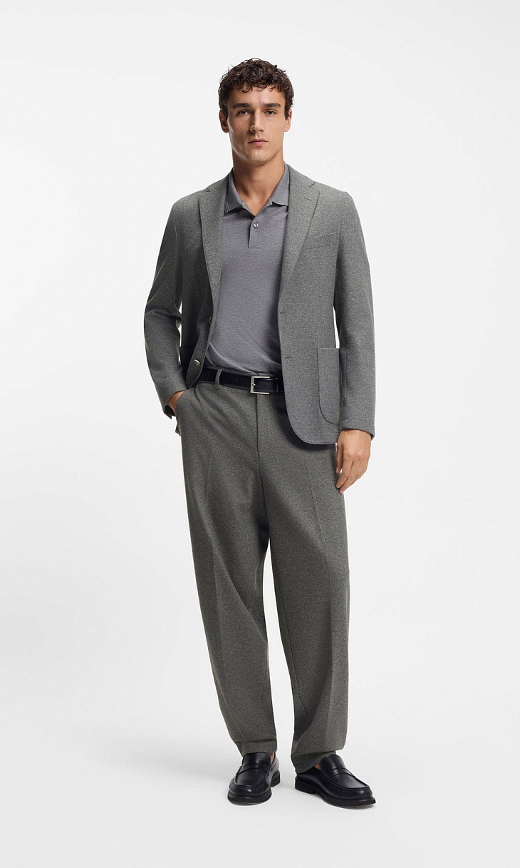 HUGO BOSS: Фланелевые брюки