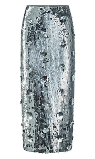Юбка с пайетками
