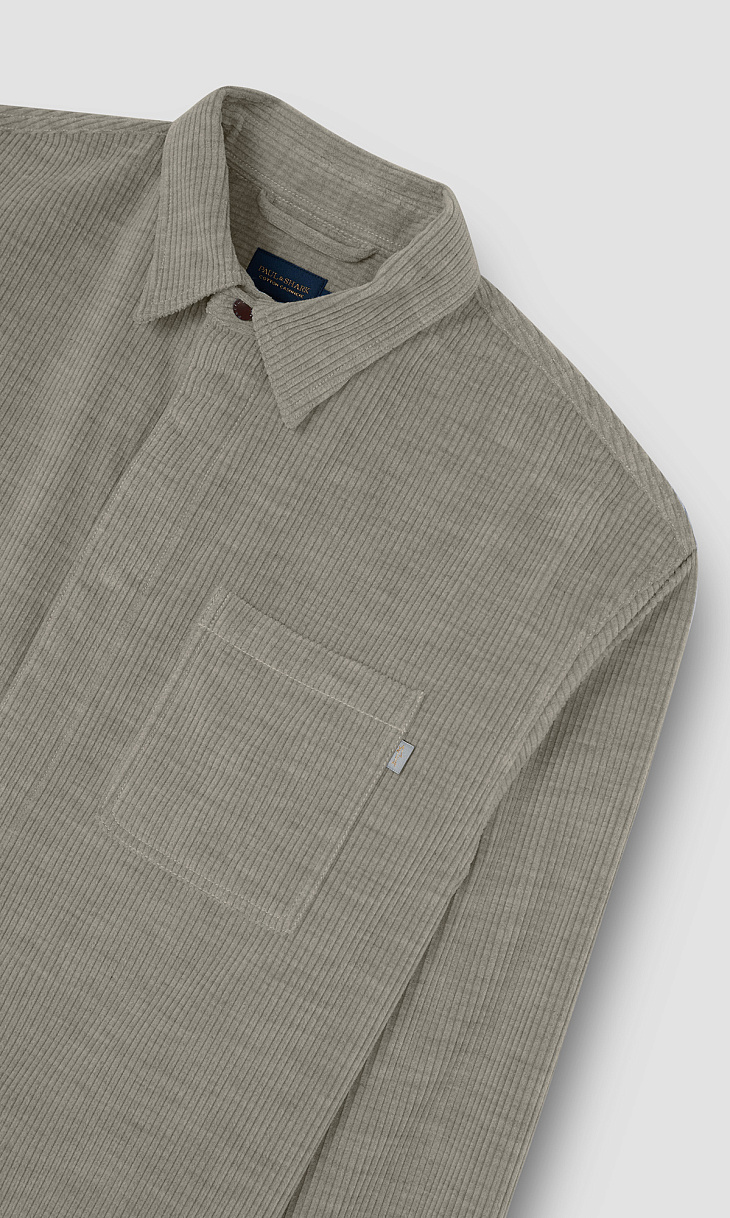 Paul Shark: Рубашка из кашемирового вельвета