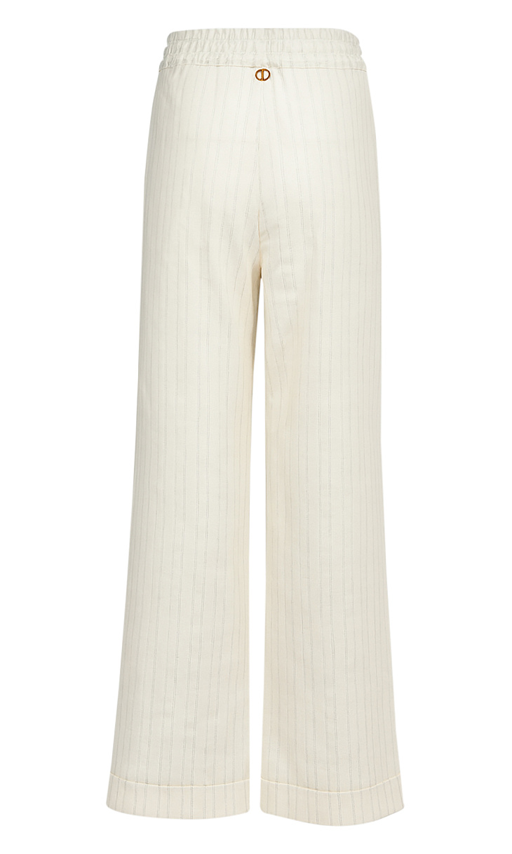 TWINSET: Брюки из хлопка и льна