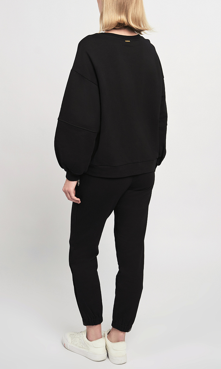 TWINSET: Брюки со стразами