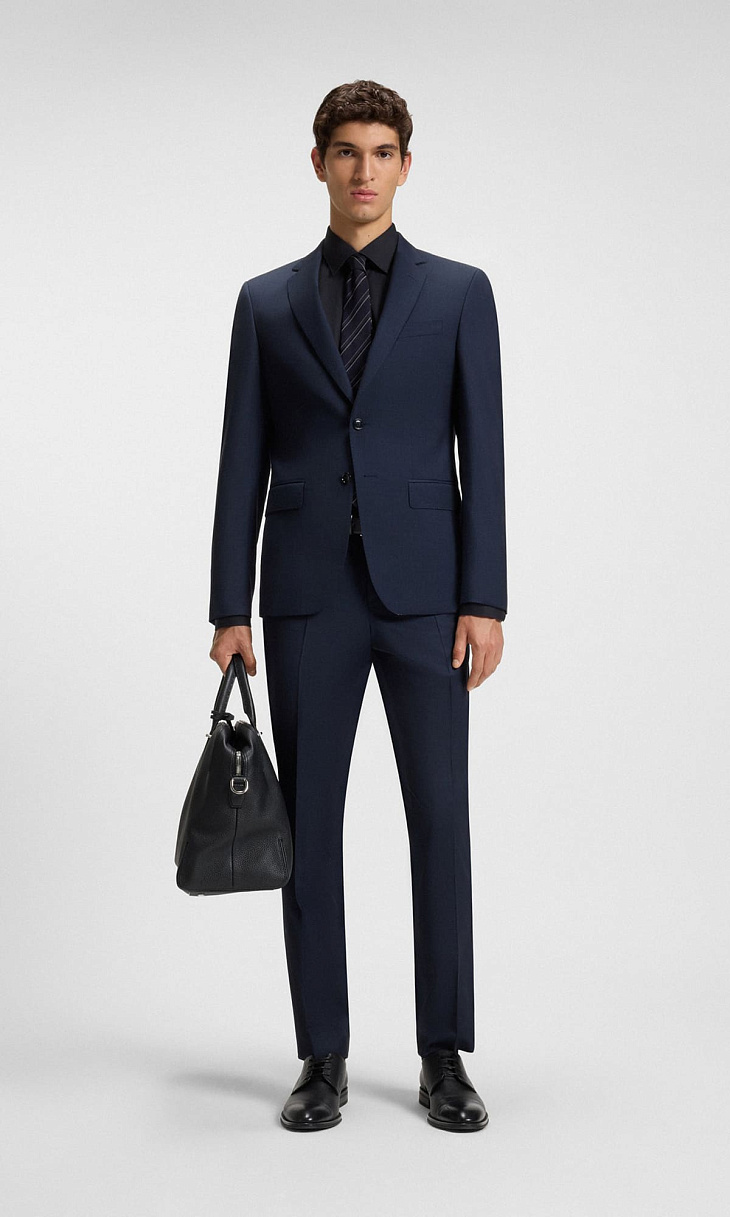 HUGO BOSS: Рубашка из поплина