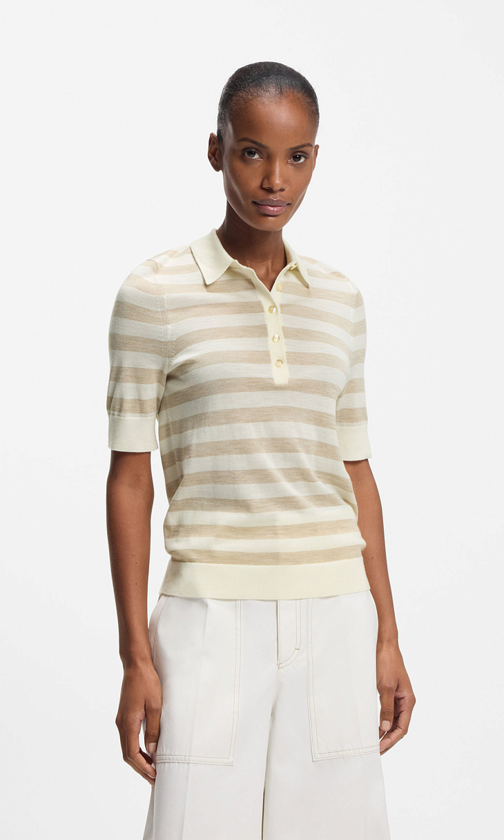 HUGO BOSS: Поло из шерсти