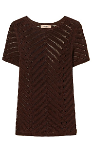 Ажурный пуловер