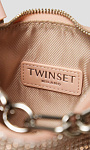 TWINSET: Сумочка со стразами и бахромой