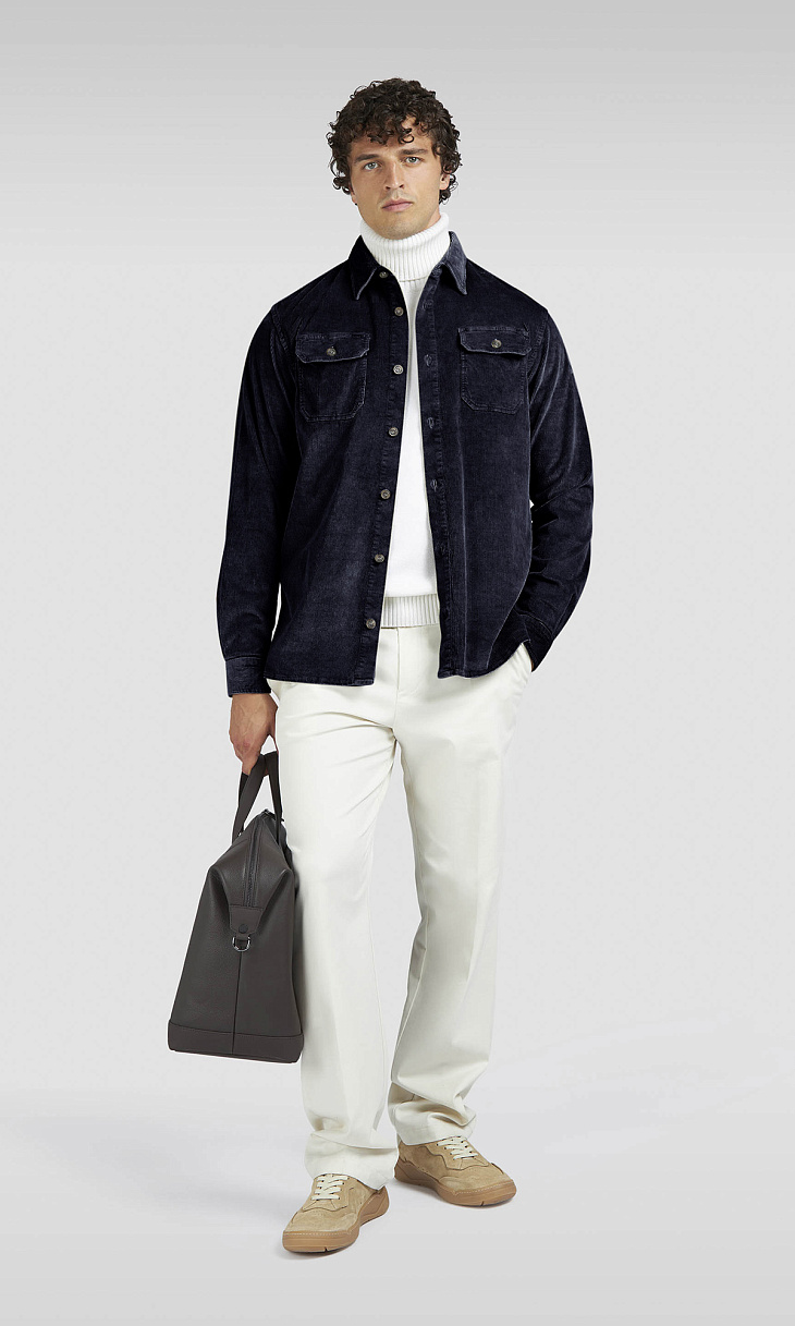 Paul Shark: Рубашка из вельвета