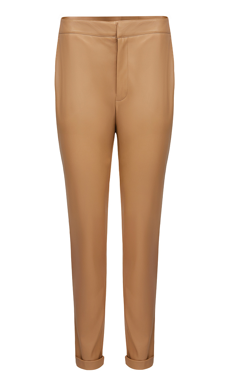 TWINSET: Брюки из искусственной кожи