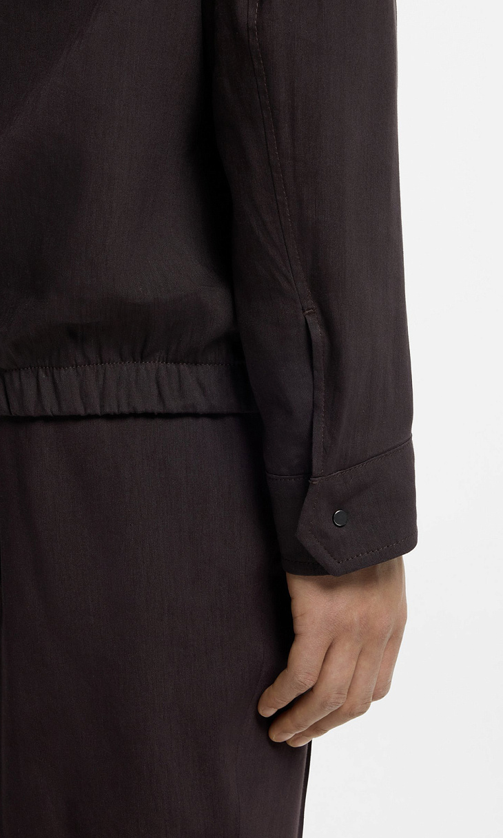 HUGO BOSS: Куртка из льна