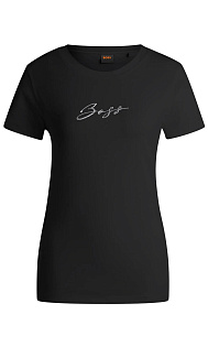 Футболка со стразами