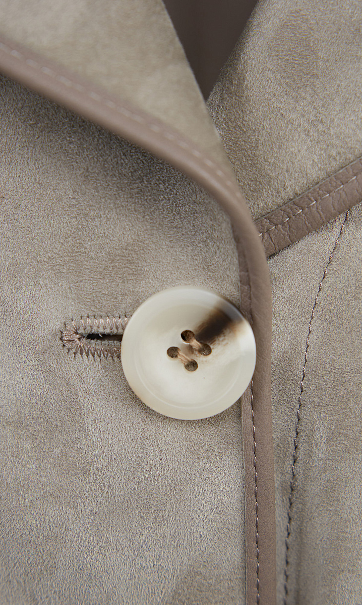 MARION FASHION: Дубленка на пуговицах