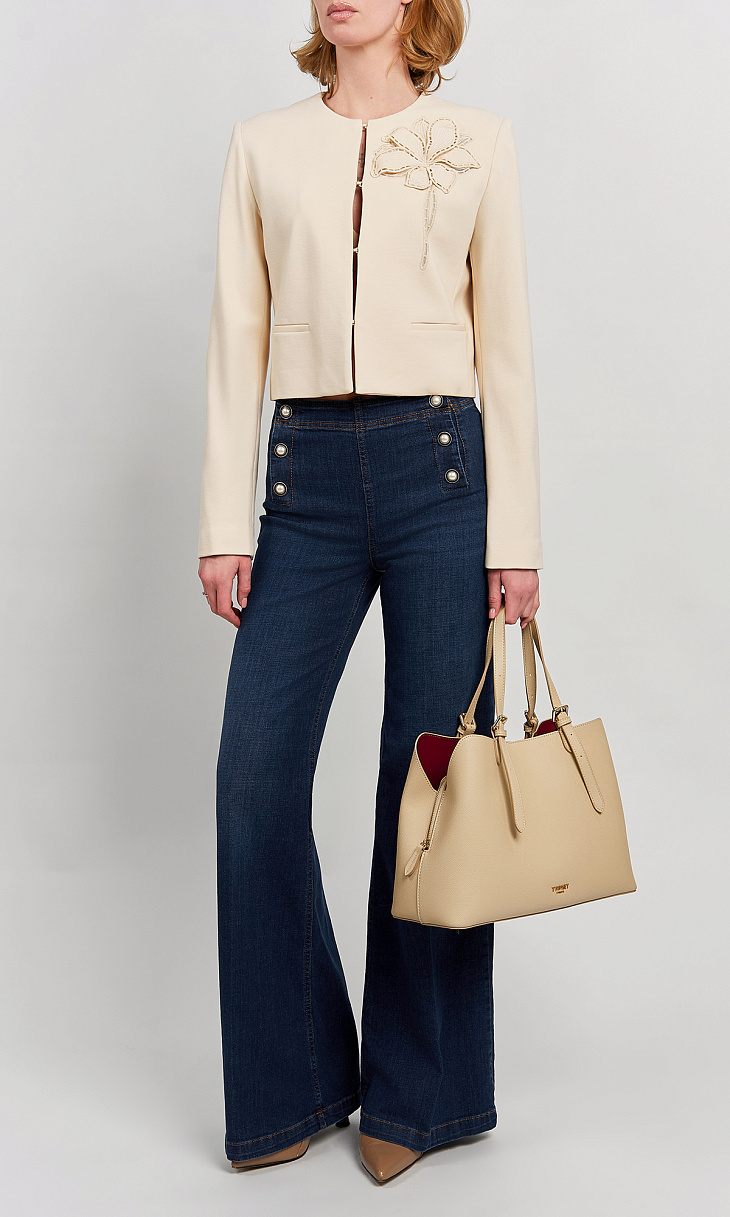 TWINSET: Жакет с аппликацией