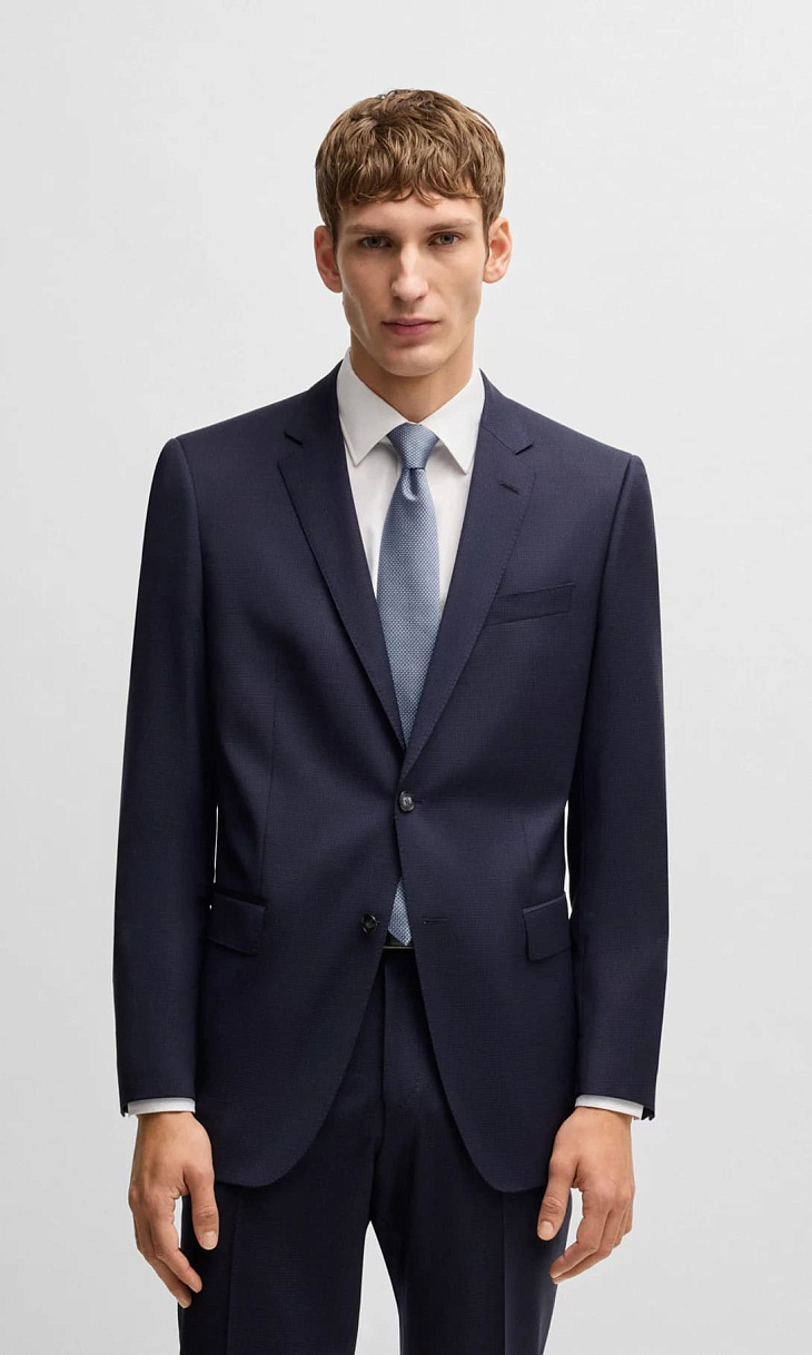 HUGO BOSS: Галстук из шелка