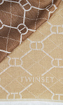 TWINSET: Палантин с монограммой
